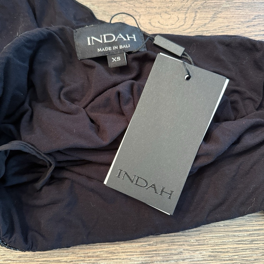 NWT Indah Black Soho Mini Skirt and Maha Top Two-Piece Set XS - Picture 12 of 15